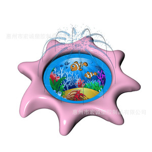 Inflatable Crab Water Play Mat Pvc Outdoor <b>Garden</b> Childrens Toy 1 2 Meters - Product Image 5