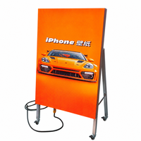 Écran d'affichage numérique LED extérieur étanche, panneau publicitaire double face autoportant pour événements commerciaux