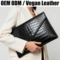 Sacs pour ordinateur portable en cuir vegan texturé alligator de première qualité pour femmes, imperméables, vintage, pour hommes, pour le bureau et les voyages, fabrication originale
