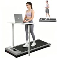 Tapis roulant pliable RS Home Walking Pad Pro sous le bureau, tapis roulant incurvé portable pour la maison avec télécommande