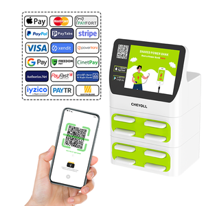 Station de recharge partagée 6 emplacements 5000 mAh à charge rapide, paiement POS NFC sans application requise, recharge solaire, <span class=keywords><strong>location</strong></span> de bureau - Product Image 3
