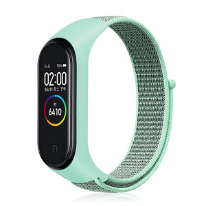 Arco Iris de nylon de deporte solo banda de <span class=keywords><strong>reloj</strong></span> para Xiaomi <span class=keywords><strong>Mi</strong></span> banda <span class=keywords><strong>5</strong></span> muñequeras pulsera Miband gota <span class=keywords><strong>5</strong></span> <span class=keywords><strong>Smart</strong></span> <span class=keywords><strong>reloj</strong></span> - Product Image 3