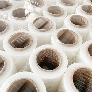 Fornecedores Lldpe Plastic Stretch Pallet Wrapping Film PE Transparente Pallet Stretch Films