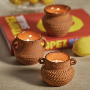 Bocaux à bougies nordiques en <span class=keywords><strong>terre</strong></span> <span class=keywords><strong>cuite</strong></span> conteneur de bougie vide pot de béton de cire - Product Image 2