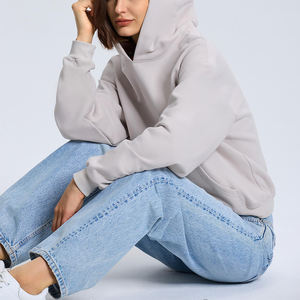 Sweats à capuche personnalisés en polaire douce pour femmes, pull confortable à coupe décontractée, sweat à capuche lourd pour l'hiver, usage quotidien - Product Image 6