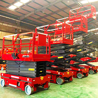 Hochwertige 6m 12m Elektrische Hydraulische Kleine Mini-Personenhebebühne Tragbare Mobile 4,5kW Scherenhebebühne