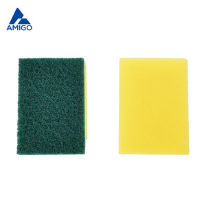 Ensemble de nettoyage Amigo en laine d'acier et éponge, 2 pièces de laine d'acier, 1 éponge, éponge à vaisselle pour la cuisine - Product Image 3