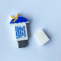 Carcasa USB hecha a medida, cubiertas USB OEM, unidad Flash USB de goma suave de PVC, regalos promocionales de PVC suave