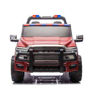 Voiture électrique pour enfants Dodge RAM 3500 de type camion de pompiers sous licence, 24V, deux places, pour <span class=keywords><strong>la</strong></span> conduite par les enfants - Product Image 4