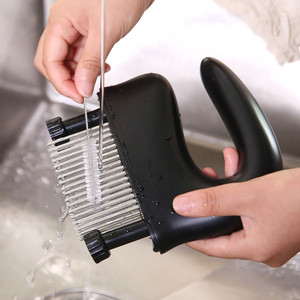 Ý tưởng sản phẩm mới 2025 nhà và nhà bếp thịt Tenderizer công cụ 48 lưỡi thép không gỉ bít tết dịu dàng - Product Image 5