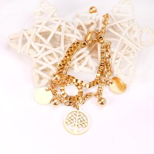 Fashion <b>Gold</b> <b>Plated</b> Custom <b>Bangles</b> New Stainless Steel <b>Bangle</b> Bracelet for Women - Product Image 2