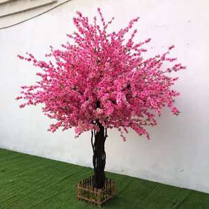 Arbre artificiel de fleurs de pêcher pour décorations intérieures et extérieures de Noël, de Pâques, pour centres commerciaux, hôtels, mariages - Cerisier - Product Image 3