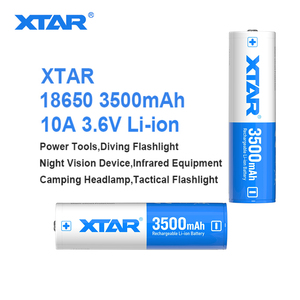 Batería Recargable <span class=keywords><strong>de</strong></span> <span class=keywords><strong>Iones</strong></span> <span class=keywords><strong>de</strong></span> <span class=keywords><strong>Litio</strong></span> XTAR <span class=keywords><strong>18650</strong></span>, Precio al por Mayor, 3500 mAh, <span class=keywords><strong>3.7</strong></span> <span class=keywords><strong>V</strong></span>, 10 A, Batería <span class=keywords><strong>de</strong></span> <span class=keywords><strong>Litio</strong></span> <span class=keywords><strong>18650</strong></span>, Pila <span class=keywords><strong>de</strong></span> <span class=keywords><strong>Litio</strong></span> <span class=keywords><strong>3.7</strong></span> <span class=keywords><strong>V</strong></span> 3500 mAh - Product Image 1