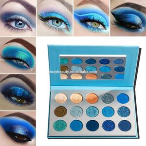 Bán Buôn Mỹ Phẩm Mùa Hè Trang Điểm Tùy Chỉnh Eye Shadow Pallet Sắc Tố Cao Kem Nhãn Hiệu Riêng Eyeshadow Palette - Product Image 5