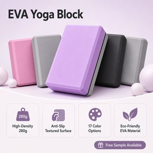 EVA Yoga Block <strong>Brick</strong> High Density Foam Fitness Gym Pilates <strong>Exercise</strong> Stretching Block 280g Camo Pattern 17 Colors Custom - Product Image 2