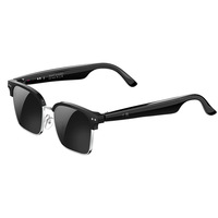 Lunettes Intelligentes de Traduction IA W100D pour Commande Vocale, Étanche IPX-4, Appel Sportif 4K, Lecture Musicale, Transfrontalier