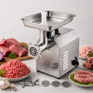Picadora de Carne Eléctrica Automática, Picadora de Salchichas de Acero Inoxidable, Profesional, de Alta Resistencia, para Restaurantes, Carnicerías, Fábricas de Alimentos - Product Image 1