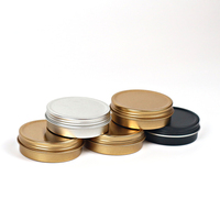 Großhandel Custom Weißblech Metall Kerzenhalter Geschenk box Duft kerzen gläser mit Schraub deckel