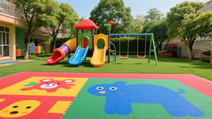 พื้นสนามกีฬาอินทรีย์แบบใหม่จาก INOLP ลดราคาพิเศษจากโรงงาน ผลิตจากวัสดุ PP สำหรับสนามบาสเก็ตบอล สนามพิคเคิลบอล และสนามเด็กเล่น - Product Image 2