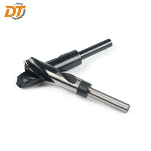 مجموعة مثاقب لولبية DT من 8 قطع، بساق مخفض، فضية، ديمينج، حجم كبير، HSS كوبالت، بطلاء أكسيد أسود، لحفر المعادن، في صندوق خشبي - Product Image 5