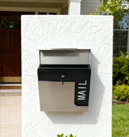Boîte à colis extérieure étanche personnalisée OEM, boîte aux lettres murale en métal antivol pour la livraison postale