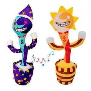 TOYSRUNNER Cactus Bailarín Hablante, Peluche Suave, Muñeco de Peluche con Función de Grabación y Repetición de Sonidos, Regalo para Niños de 2+ Años - Product Image 1