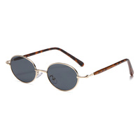 Montura Óptica Universal de Titanio con Prescripción, Diseño Ovalado Unisex Compatible con Lentes de PC