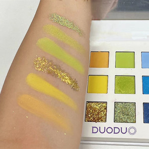 Duoduo Kosmetik Make Up Kustom 18 Warna <span class=keywords><strong>Eyeshadow</strong></span> Bubuk Halus - Product Image 5