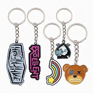 Prachtige mini tasbedel sleutelhanger gebakken lak paardvorm gepersonaliseerd roestvrij staal aangepast logo promotiegeschenk aangepaste kleur - Product Image 2