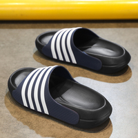 Sendal EVA O-MAK dengan Logo Custom, Desain Open Toe, Anti-Slip, Ringan, Tahan Air, Bernapas, Cocok untuk Semua Musim, Sol Tebal dan Lembut
