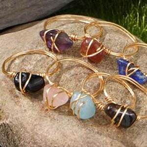 Anillos de Dedo Unisex Clásicos con Cuentas de Piedra Natural, Energía Curativa, Regalo de Piedras Preciosas - Product Image 3
