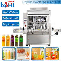 Verpakkingsapparatuur 150ml 200ml 250ml Drinken Fruit Sap Melk Water Flessen Verpakkingsmachines Automatische Vloeistofvulmachine