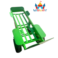 Chariot de transport pliable et ultra-résistant pour gonflables, chariot de remorquage robuste pour le levage de structures gonflables