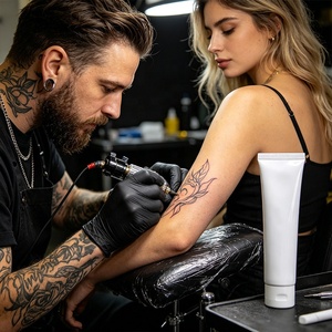 Crema multiusos para tatuajes, para recuperación, cuidado diario y protección del diseño, para uso personal y comercial. - Product Image 5