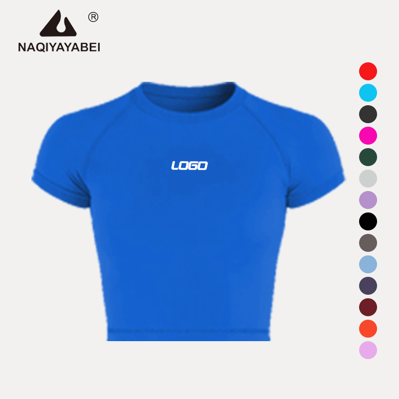 Women Seamless Short Sleeve Shirts High Stretch Yoga Top Fitness Gym Wear Ropa Deportiva Mujer