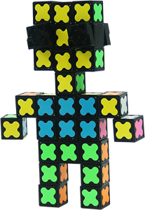 Leuchtender Anpassbarer Magnetischer Würfel Fidget Spinner - Umweltfreundliches Plastik Leuchtet im Dunkeln Entspannungsspielzeug für 8-13 Jahre Tragbares Design - Product Image 5