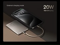 QSF Logo Kustom Magnetic Wireless Power Bank 5000mAh 20W Ultra Tipis Pengisian Cepat untuk iPhone 12/13/14/15/16 Pro Max