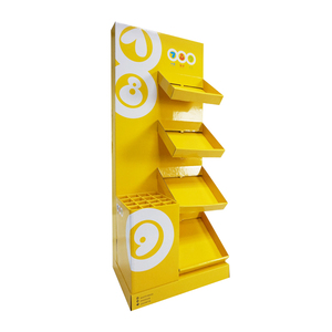 Trung Quốc Nhà cung cấp tùy chỉnh thiết kế Mỹ phẩm Rack hiển thị các tông sóng giấy sàn hiển thị đứng carton hiển thị cho mỹ phẩm - Product Image 5