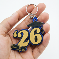 Llavero de PVC Suave Personalizado con Nombre OEM y Cierre de Langosta, Artesanía Metálica Personalizada, Llavero de Goma 3D con Nombre para Regalos