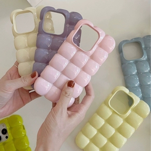 Custodia Protettiva <span class=keywords><strong>Lucida</strong></span> 3D a Forma di Blocco di <span class=keywords><strong>Cioccolato</strong></span> Colorato per iPhone 16, 16 Pro, 16e, 14, 13, 15, 17 - Design Carino e alla Moda - Product Image 4