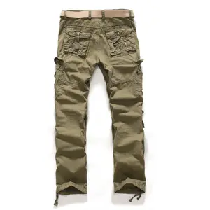 Loose Casual Pants Multi-pocket Military Style Plus Size Men's Pants & Trousers
