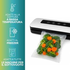 Sacchetti per la spesa biodegradabili 23x40cm con soffietti laterali da 7cm per uso domestico - Product Image 3