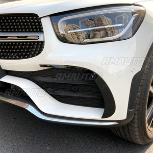 ชุดแต่งกันชนหน้ารถยนต์สปอยเลอร์ด้านข้างสำหรับ Mercedes-Benz Glc-Class GLC260 X253 GLC300 2020 + - Product Image 5