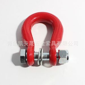 Grillete de Cadena Tipo U de 5 Toneladas con Pasador de Seguridad, Acero de Alta Resistencia con Recubrimiento en Polvo para Elevación y Uso en Remolques - Product Image 2