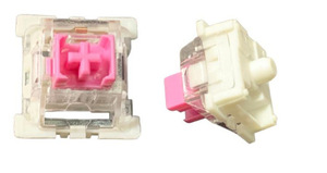 Interruptor mecánico para teclado, carcasa transparente, 3 pines, interruptor lineal con clic, interruptor de repuesto personalizado para teclado de juegos DIY - Product Image 1