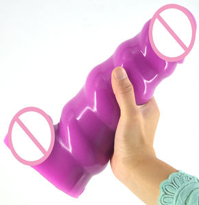 10 ''Spielzeug Sex Adult Realistisch Dicker Dildo FAAK Dong Hot Sale Sex Shop Erotisches Spielzeug Gerippter <span class=keywords><strong>Anal</strong></span> Plug Riesiger Dildo - Product Image 5
