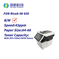 Photocopieuse Ricoh IM 430 multifonctionnelle A4 noir et blanc, 95% neuve, imprimante d'occasion pour le bureau