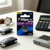 Superventas no recargables 3,0 V Cr2032 pilas de botón de litio baterías de reloj 5 uds/Paquete de ampolla