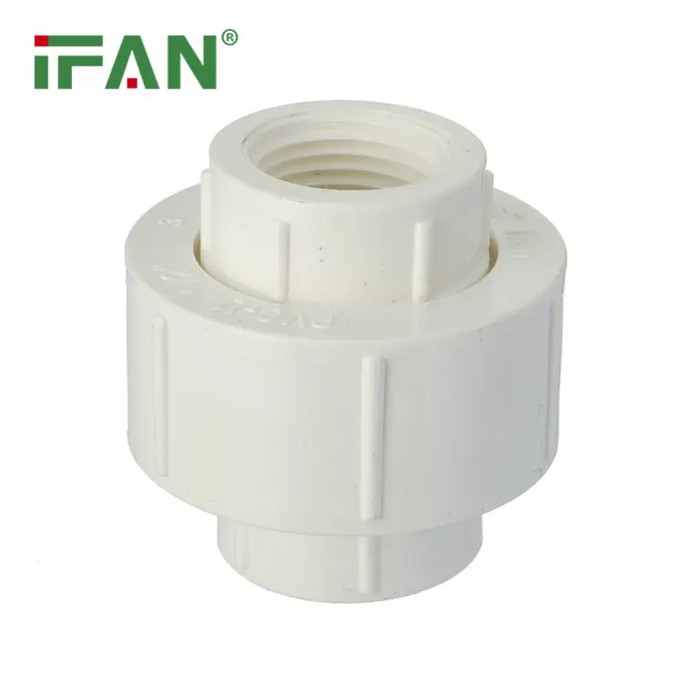 IFAN pn25 PVC phụ kiện đường ống trắng 3/4 kích thước đầy đủ nữ PVC Union uPVC Ống phù hợp