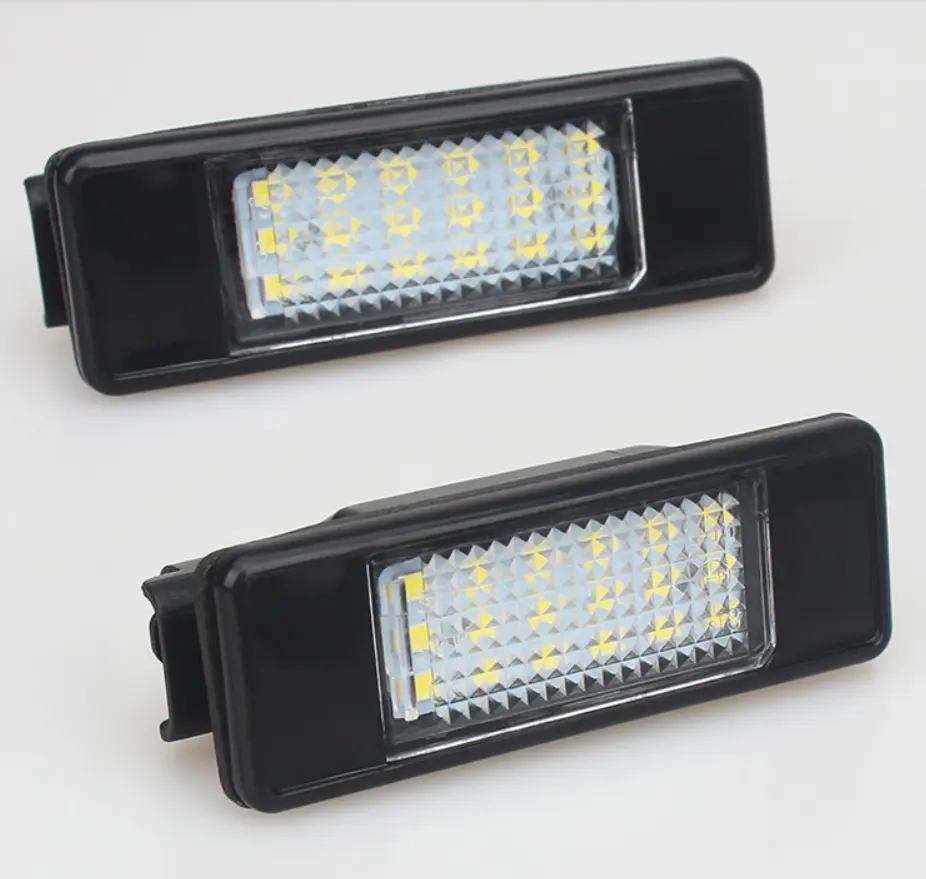 2 Stuks Led Kentekenverlichting Voor Peugeot 207 307 3008 406 407 607 Voor Citroen C3 C4 C5 C6 C8 Ds3 Kentekennummer Lamp